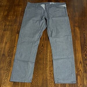 #Sean Jean 38W 32L Slim Straight Fit Gray Denim Jeans!